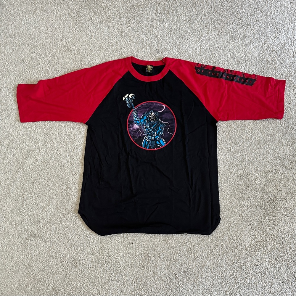 Vintage 2002 Masters of the Universe Skeletor  Raglan T-Shirt XL New Unworn